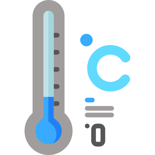 Celsius thermometer sun electronics icon