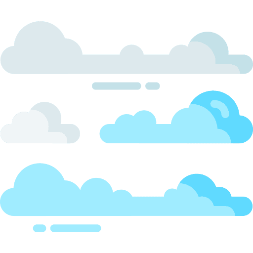 Stratus weather atmospheric sky icon