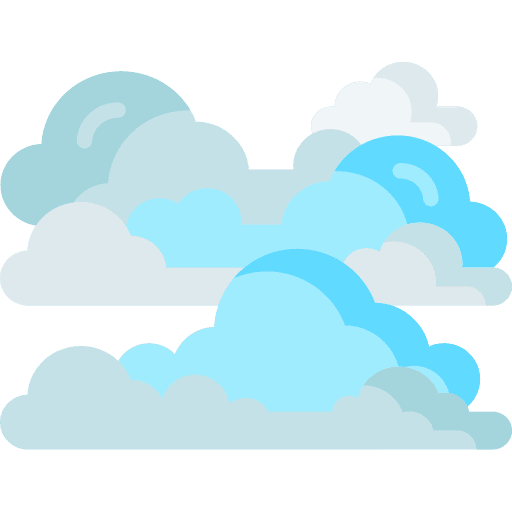 Stratuscumulus atmospheric clouds cloud icon