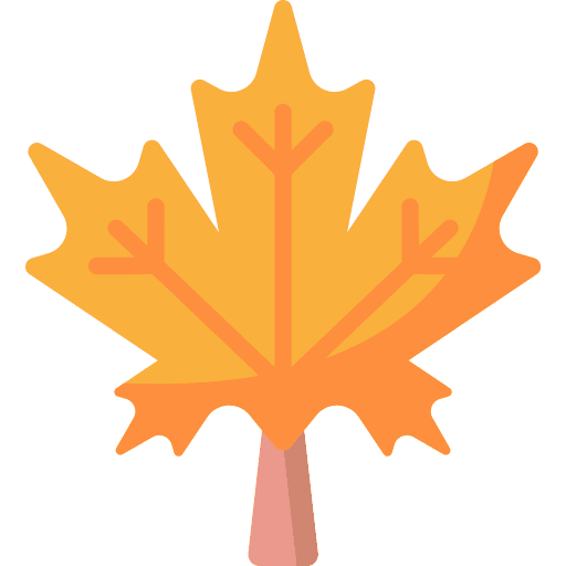 Autumn autumn maple leaf weather icon