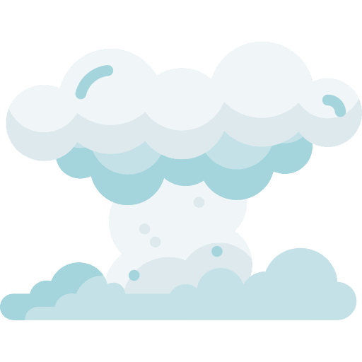 Cumulonimbus weather cloudy clouds icon