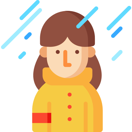 Rain raining storm nature icon