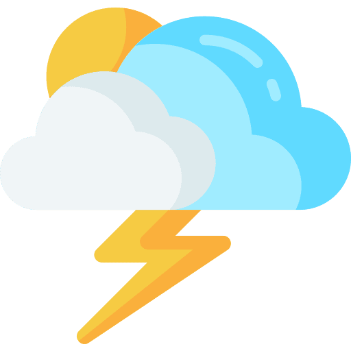 Thunder thunder cloud thunderbolt icon