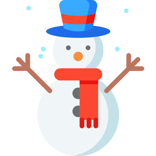 Snowman christmas xmas snow icon