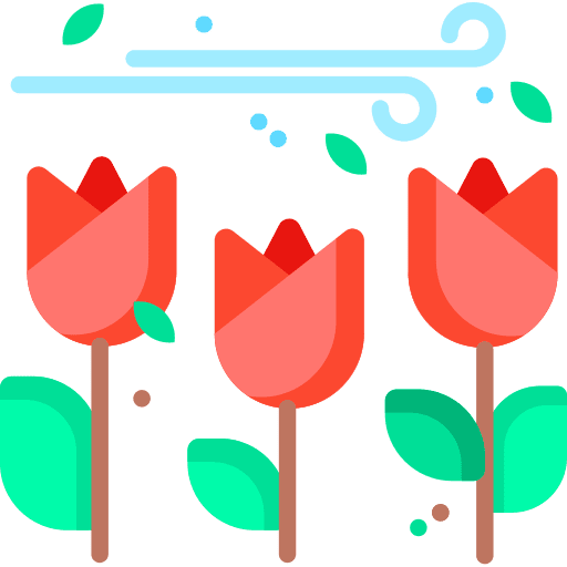 Spring farming and gardening blossom gardening icon