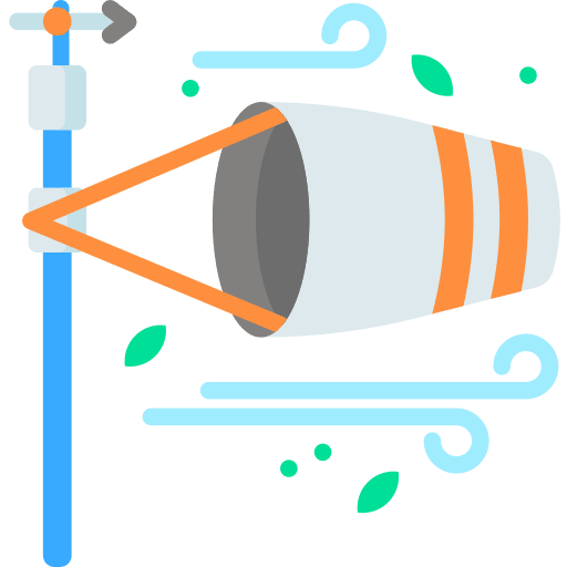 Wind sign sports and competition meteorology wind signal icon