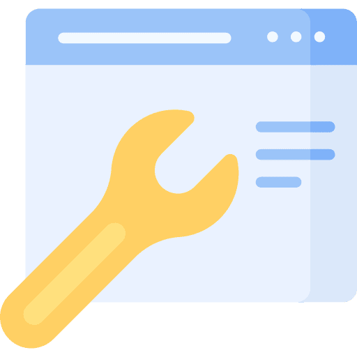 Maintenance seo and web web maintenance browser icon Maintenance seo and web web maintenance browser icon