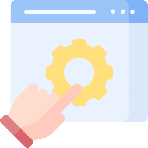 Online service seo and web help hand icon Online service seo and web help hand icon