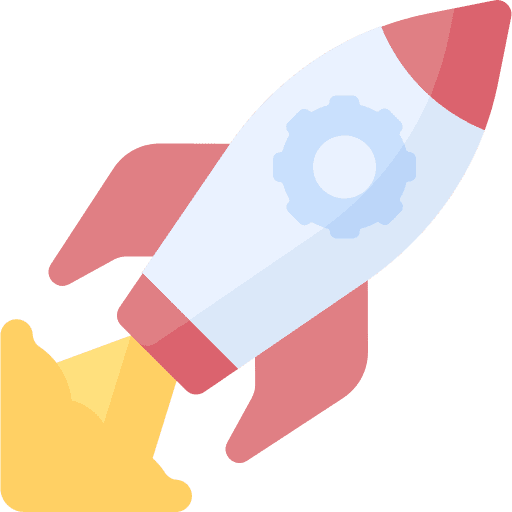 Rocket settings management seo and web icon Rocket settings management seo and web icon