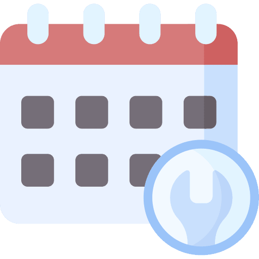 Schedule time schedule maintenance icon Schedule time schedule maintenance icon