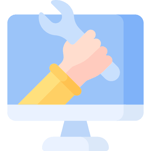 Technical support technical support communications computer icon