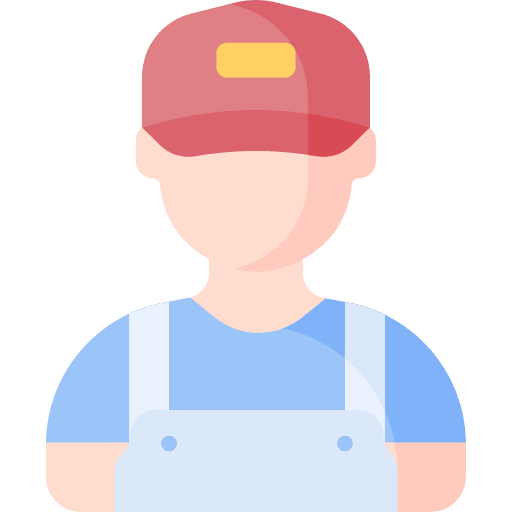 Technician worker locksmith caucasian icon
