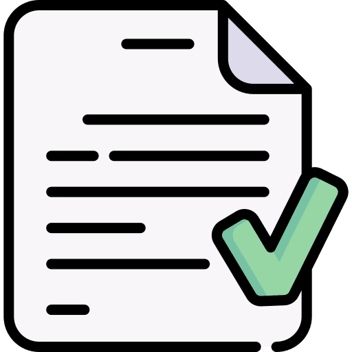 Approved interface document checked icon Approved interface document checked icon