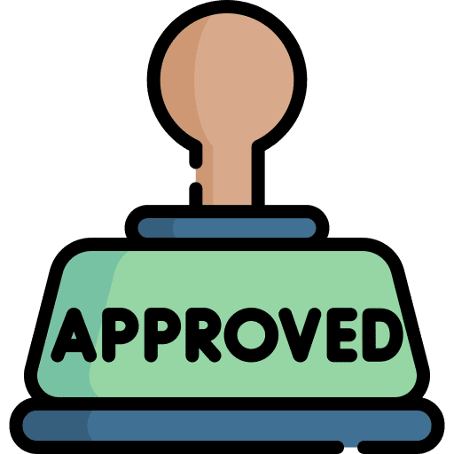Approved stamp validation approval icon Approved stamp validation approval icon