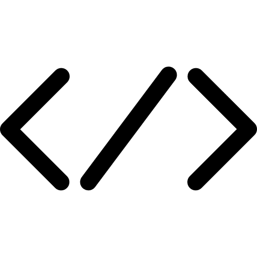 Custom coding programming language computer programmer icon
