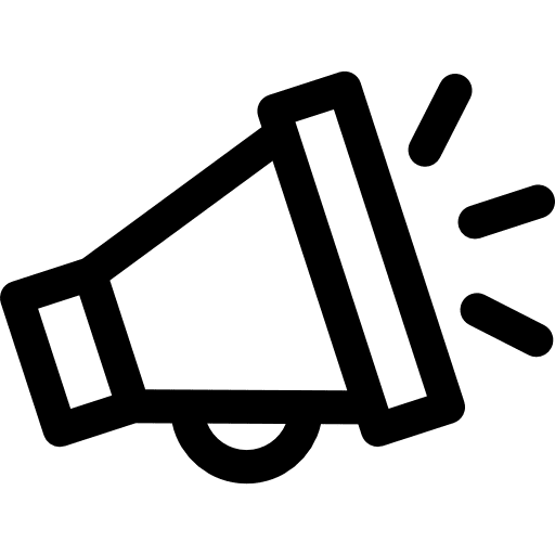 Marketing shout call to action outreach icon