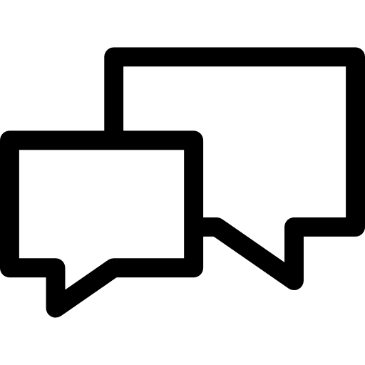 Conversation chat interface message icon Conversation chat interface message icon