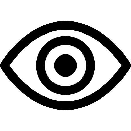 Eye clarity ophthalmology vision icon