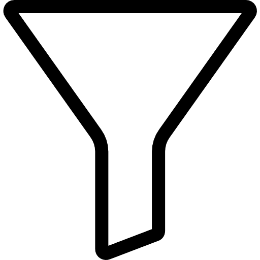 Filter filter funnel tools and utensils icon