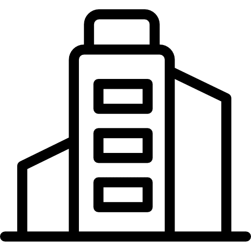 Building skyline building city icon