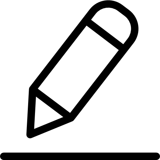 Edit paper notes file icon