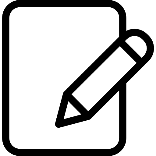 Edit pencil insurance document icon