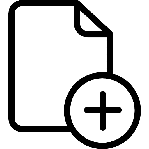 Add file add post files and folders file icon
