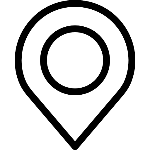 Pin destination map point pin icon