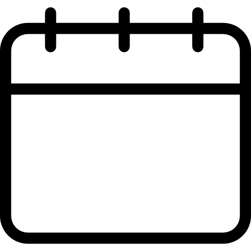 Calendar organization calendar interface icon