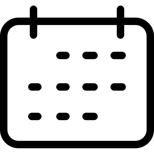 Calendar time date schedule icon