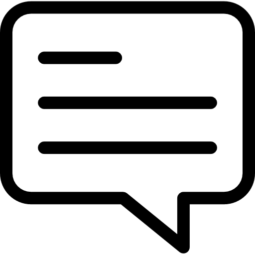 Chat topics speech bubble speech icon