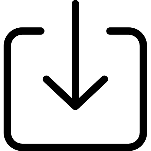 Download direction installer input icon