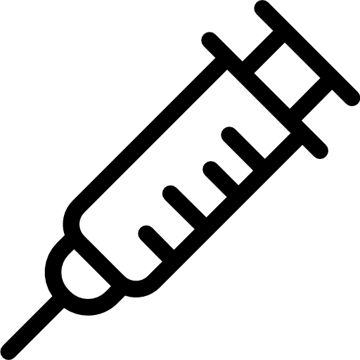 Syringe medicine syringe healthcare and medical icon