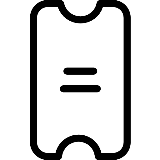 Ticket tickets ticket pass icon