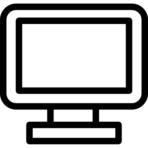 Computer computer tv monitor icon