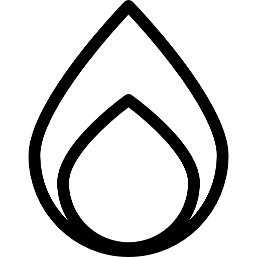 Flame security fire element icon