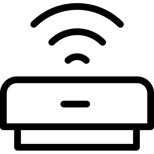 Router technology wireless connection icon