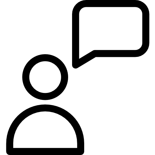 Chat users people group chat icon