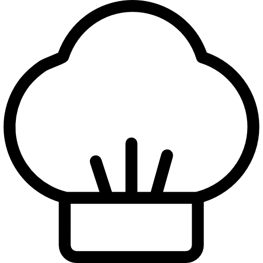 Chef food kitchen pack cooker icon