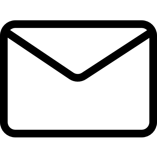 Email message interface communications icon