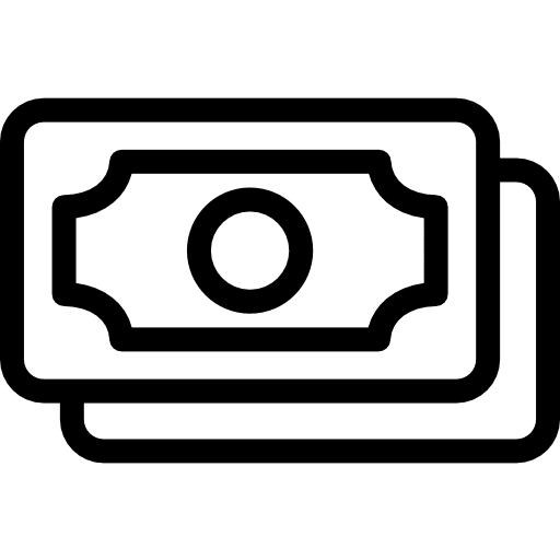 Money cash business and finance notes icon