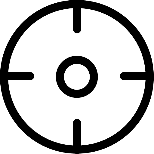 Target shooting aim fps icon
