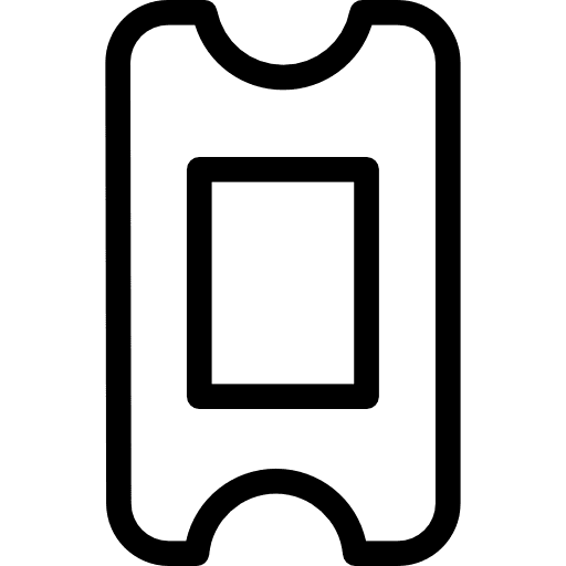 Ticket show ticket files and folders icon