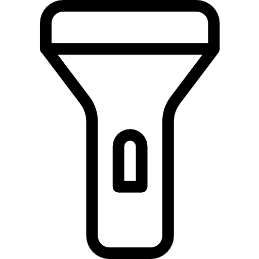 Torch illumination torch flashlight icon