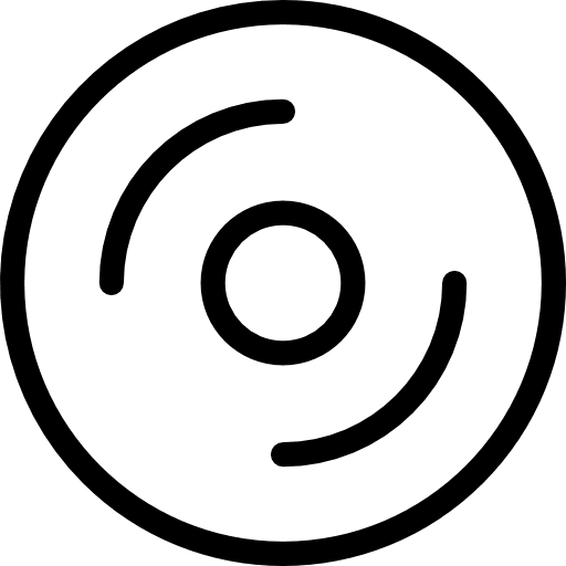 Dvd multimedia music bluray icon