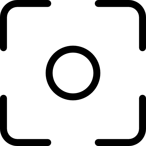 Focus photography ui photograph icon