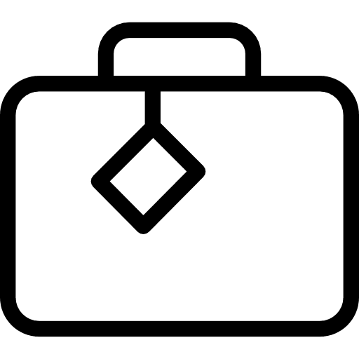 Suitcase suitcase travel business icon