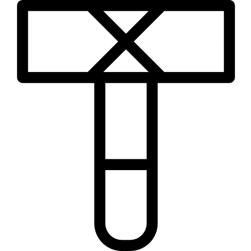 Hammer improvement tools and utensils construction and tools icon