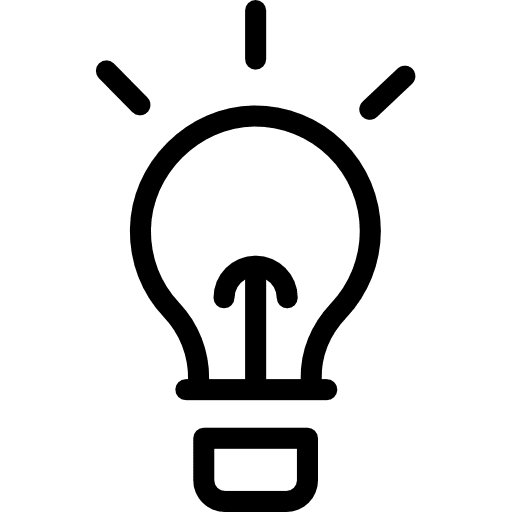 Idea technology invention electricity icon