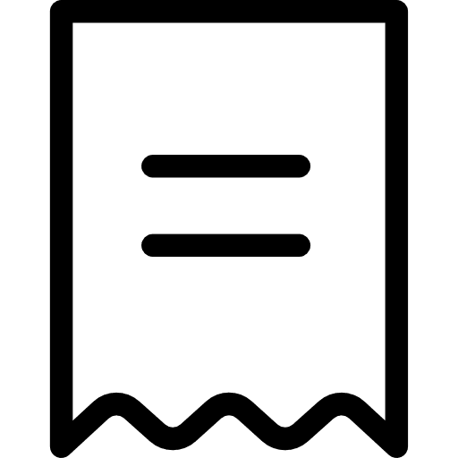 Invoice business and finance business invoice icon